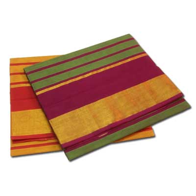 "Chettinadu Cotton Sarees SLSM-29 N SLSM-30 (Without Blouse) - Click here to View more details about this Product